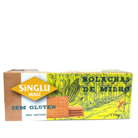 Comprar online GALLETA SINGLU MAIZ CUADRADA 170 GR de SINGLU. Imagen 1