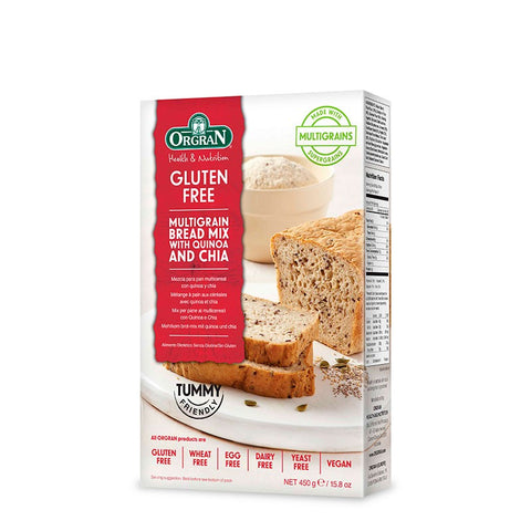 Comprar online MIX PARA PAN MULTICEREALES CON QUINOA Y CHIA de ORGRAN. Imagen 1