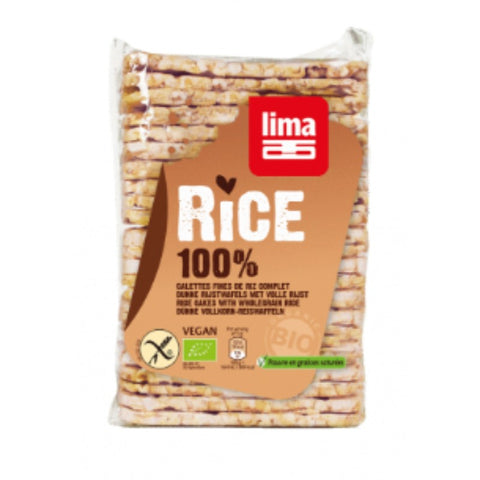 Comprar online TORTAS FINAS DE ARROZ CON SAL 130G BIO de LIMA. Imagen 1