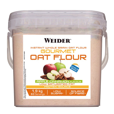Comprar online OAT GOURMET FLOUR APPLE CINNAMON 1,9 KG de WEIDER. Imagen 1