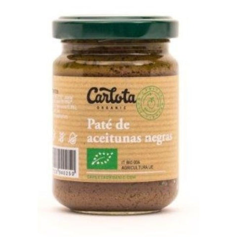 Comprar online ORGANICS PATE OLIVAS NEGRAS 140gr de CARLOTA. Imagen 1