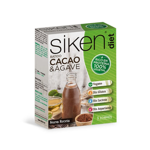 Comprar online SIKENDIET PROT VEGETAL BATIDO CACAO & AGAVE 5S de SIKENDIET. Imagen 1
