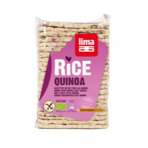 Comprar online TORTAS FINAS DE ARROZ CON QUINOA 130G BIO de LIMA. Imagen 1