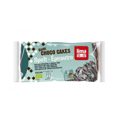 Comprar online TORTAS FINAS DE ESPELTA Y CHOCOLATE NEGRO 90G BIO de LIMA. Imagen 1