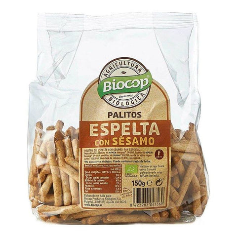 Comprar online PALITOS ESPELTA SESAMO BIOCOP 150 G de BIOCOP. Imagen 1