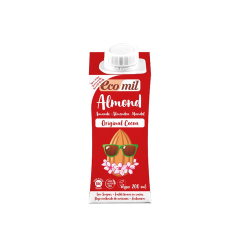 Comprar online ECOMIL ALMOND ORIGINAL CACAO BIO 200 ML de NUTRIOPS. Imagen 1