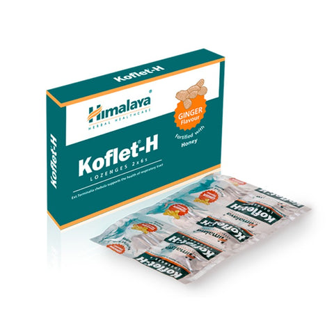 Comprar online PASTILLAS KOFLET GARGANTA GINGER 2 X 6s de WELLNESS. Imagen 1
