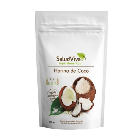Comprar online HARINA DE COCO 500 GRS. ECO de SALUD VIVA. Imagen 1