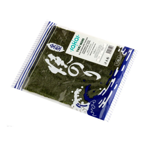 Comprar online YAKI NORI ALGAS 10 hojas de SAKAI. Imagen 1