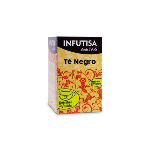 Comprar online TE NEGRO EARL GREY 25 Filtros de INFUTISA. Imagen 1