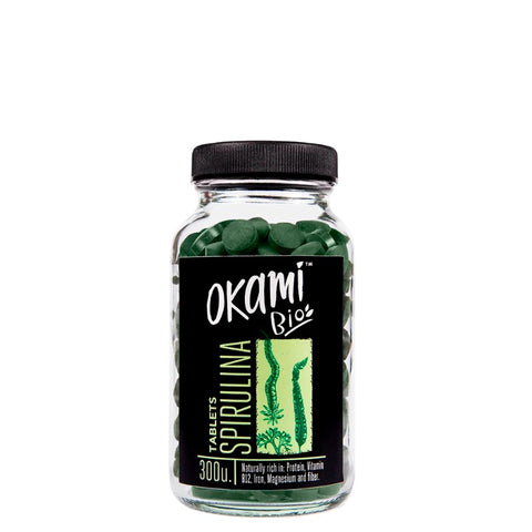 Comprar online OKAMI BIO SPIRULINA TABLETAS 150G (300UN) de OKAMI BIO. Imagen 1