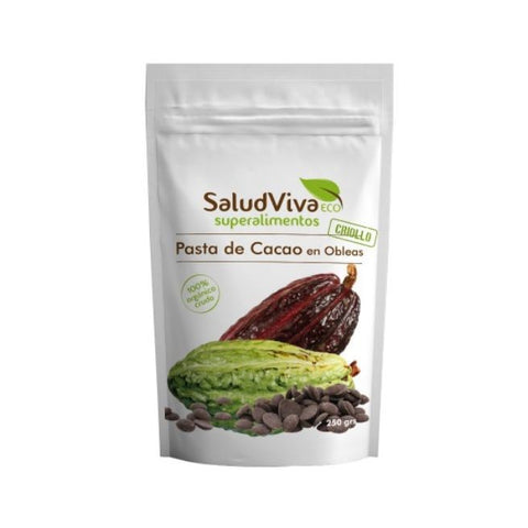 Comprar online PASTA DE CACAO EN OBLEAS 250GR ECO de SALUD VIVA. Imagen 1