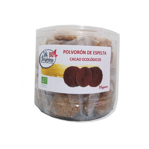 Comprar online BIO CILINDRO POLVORONES CACAO VEG 1 Kilo de CAMPESINA. Imagen 1