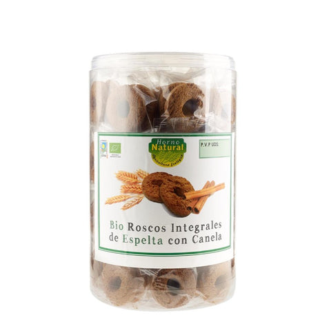 Comprar online CILINDRO BIO ROSCOS ESPELTA CANELA 50 X 2uds de HORNO NATURAL. Imagen 1
