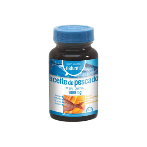 Comprar online ACEITE PESCADO 1000 mg 60 Perlas de NATURMIL. Imagen 1