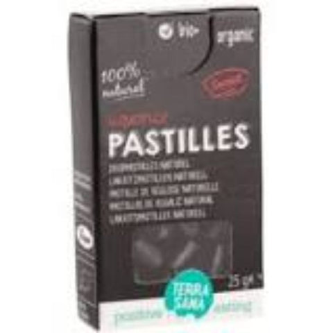 Comprar online PASTILLAS DE REGALIZ NATURAL 25 g de TERRASANA. Imagen 1