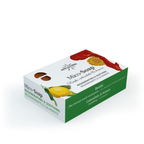 Comprar online JABON REISHI CALENDULA Y LEMON de HIFAS DA TERRA. Imagen 1