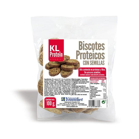 Comprar online PAN BISCOTE 100 gr KL PROTEIN de YNSADIET. Imagen 1