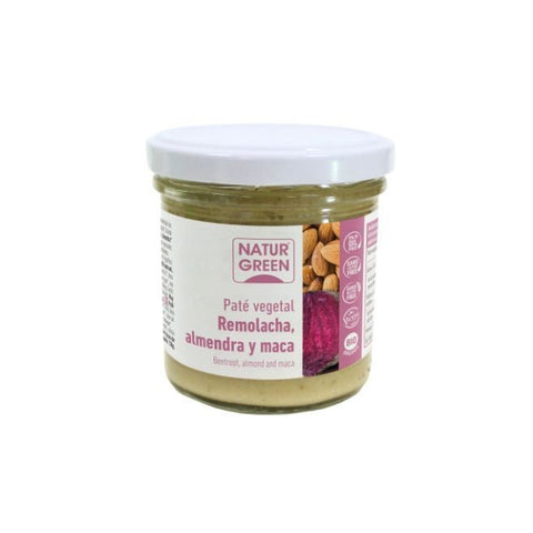 Comprar online PATE DE REMOLACHA CON ALMENDRA Y MACA BIO 130G de NATURGREEN. Imagen 1