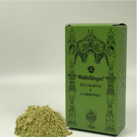 Comprar online EUCALIPTO EN POLVO Y CARBONES 100Gr de RADHE SHYAM SPIRITUAL SKY. Imagen 1