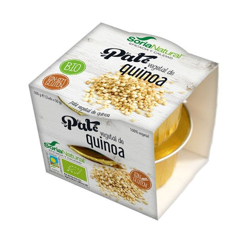 Comprar online PATE QUINOA FAJA 2 X 50 GR de ALECOSOR SORIA NATURAL. Imagen 1