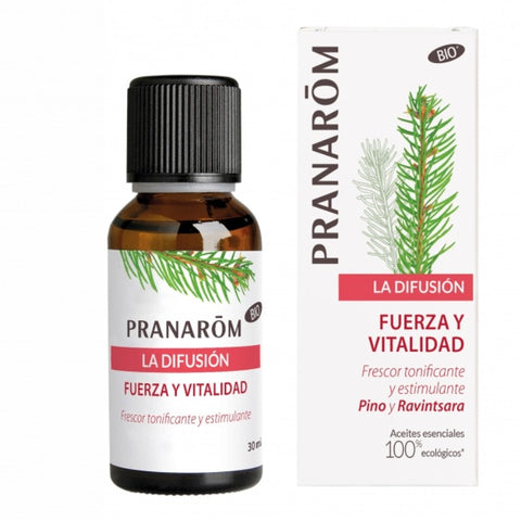 Comprar online FUERZA Y VITALIDAD BIO ECO* 30 ML LA DIFUSION de PRANAROM. Imagen 1