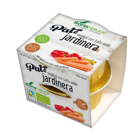 Comprar online PATE VEGETAL ESTILO JARDINERA FAJA 2 x 50 GRS. de ALECOSOR SORIA NATURAL. Imagen 1