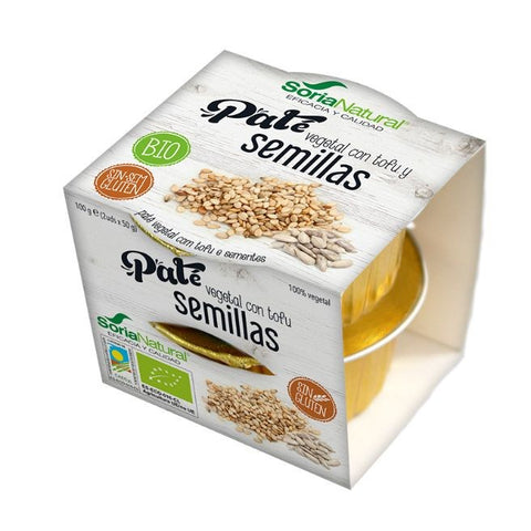 Comprar online PATE VEGETAL SEMILLAS BIO 2 X 50 gr de ALECOSOR SORIA NATURAL. Imagen 1
