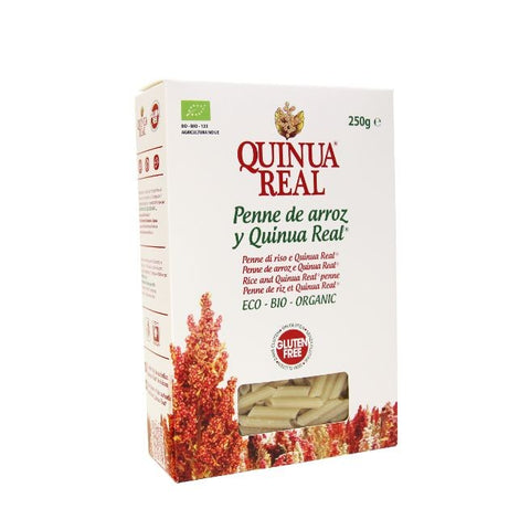 Comprar online PENNE DE ARROZ 250 gr de QUINOA REAL. Imagen 1