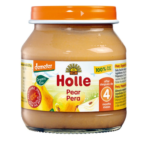 Comprar online POTITO 100% PERA +4 MESES 125g de HOLLE. Imagen 1