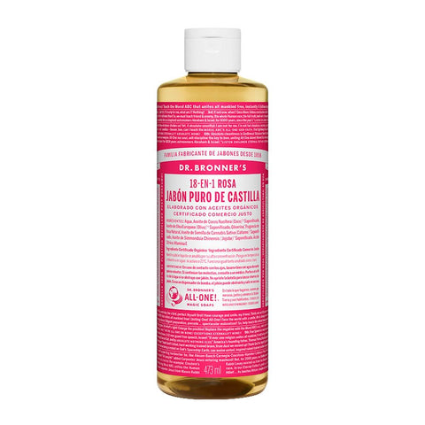 Comprar online JABON LIQUIDO ROSAS 475 ML de DR BRONNERS. Imagen 1
