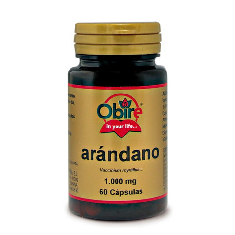 Comprar online ARANDANO 1000 mg 60 Caps de OBIRE. Imagen 1