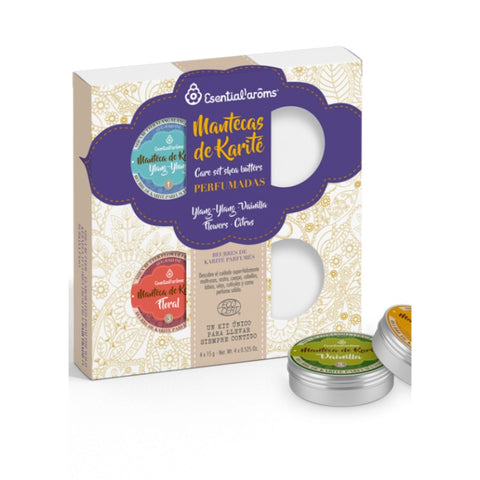 Comprar online PACK MANTECAS PERFUMADAS BIO 4X15 GR de ESENTIAL AROMS. Imagen 1