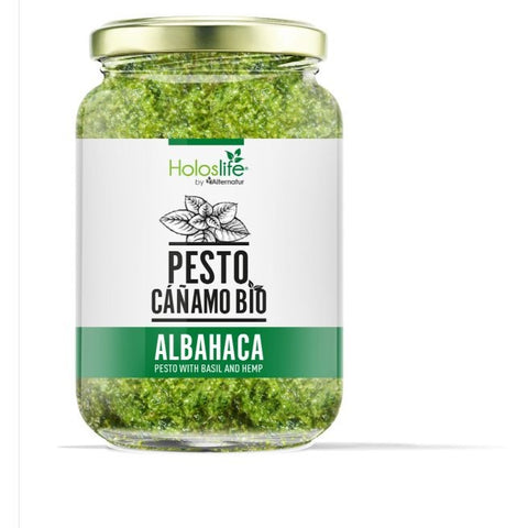 Comprar online PESTO CON ALBAHACA Y CAÑAMO BIO 130 gr de HOLOSLIFE. Imagen 1