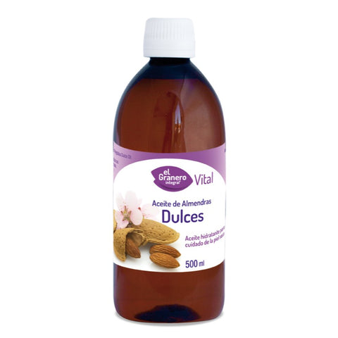 Comprar online ACEITE ALMENDRAS DULCES 500 ml de EL GRANERO INTEGRAL. Imagen 1