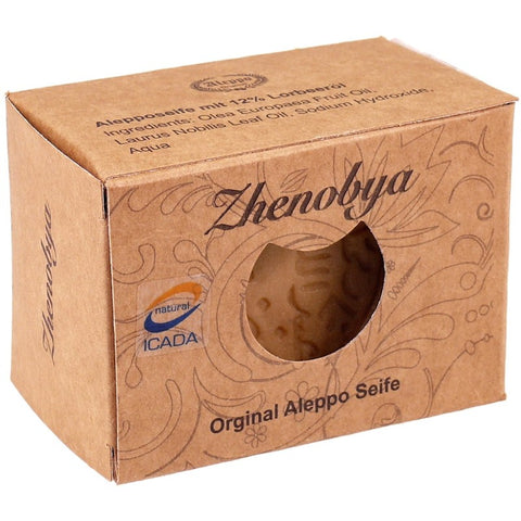 Comprar online JABON DE ALEPO AL 12% 200g de ZHENOBYA. Imagen 1