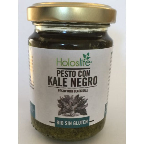 Comprar online PESTO CON KALE NEGRO BIO 130 gr de HOLOSLIFE. Imagen 1