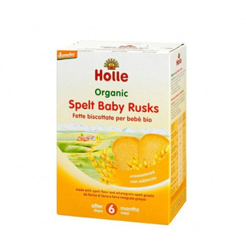 Comprar online TOSTADAS DE ESPELTA +6 MESES 200g de HOLLE. Imagen 1