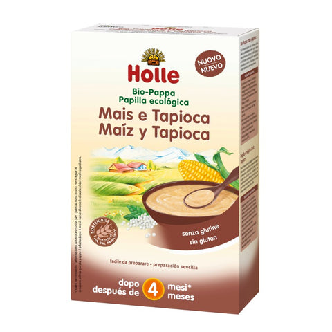 Comprar online PAPILLA DE MAIZ CON TAPIOCA +4 MESES SIN GLUTEN 25 de HOLLE. Imagen 1