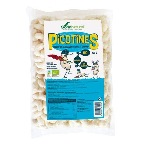 Comprar online PICOTINES ARROZ-QUINOA 100 gr de ALECOSOR SORIA NATURAL. Imagen 1