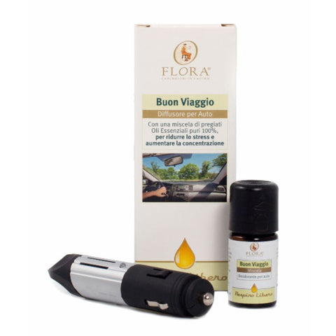 Comprar online BUEN VIAJE DIFUSOR COCHE ACEITES ESENCIALES FLORA de TAOASIS. Imagen 1