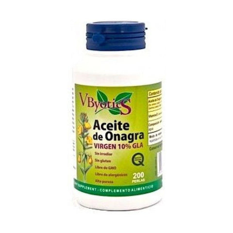 Comprar online ACEITE DE ONAGRA VIRGEN 10% GLA 200 Perlas de V.BYOTIC. Imagen 1