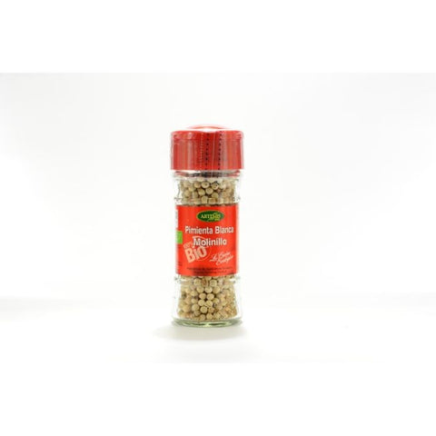 Comprar online PIMIENTA BLANCA MOLINILLO 45 gr de ARTEMISBIO. Imagen 1
