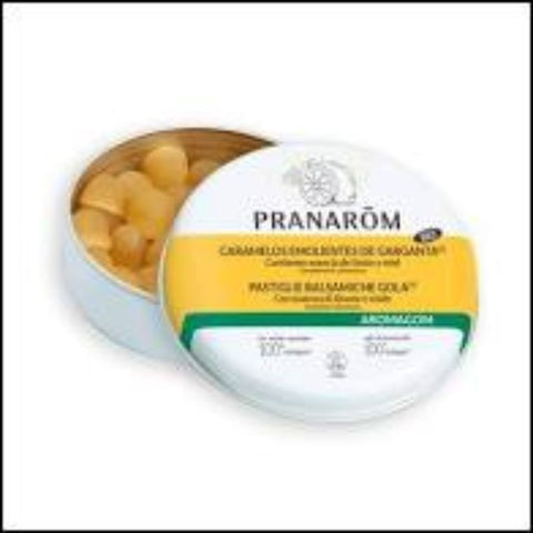 Comprar online CARAMELOS EMOLIENTES DE GARGANTA de PRANAROM. Imagen 1