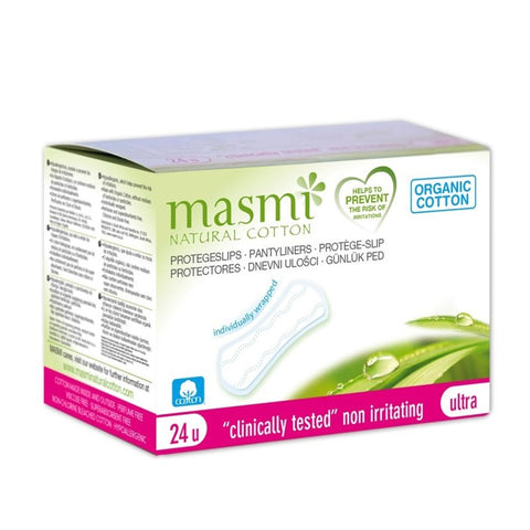Comprar online PROTEGESLIPS ULTRAFINOS MASMI NATURAL COTTON 24U de MASMI. Imagen 1