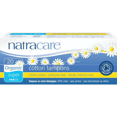 Comprar online TAMPON SIN APLICADOR SUPER Super cotton tampons 2 de NATRACARE. Imagen 1
