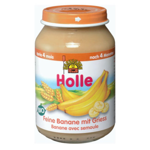 Comprar online POTITO PLATANO CON SEMOLA DE TRIGO +6 MESES 190g de HOLLE. Imagen 1