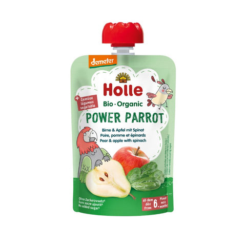 Comprar online SMOOTHIE PERA, MANZANA Y ESPINACAS +6 MESES 90g de HOLLE. Imagen 1