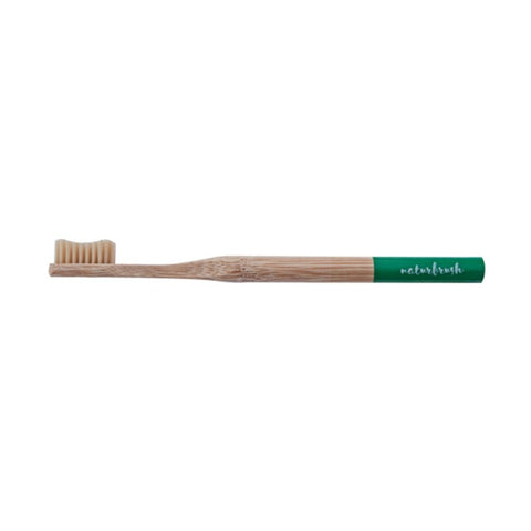 Comprar online CEPILLO DE DIENTES DE BAMBU ADULTO VERDE de NATURBRUSH. Imagen 1