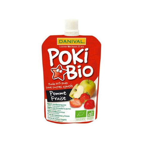 Comprar online POKI BIO MANZANA FRESA 90G BIO de DANIVAL. Imagen 1